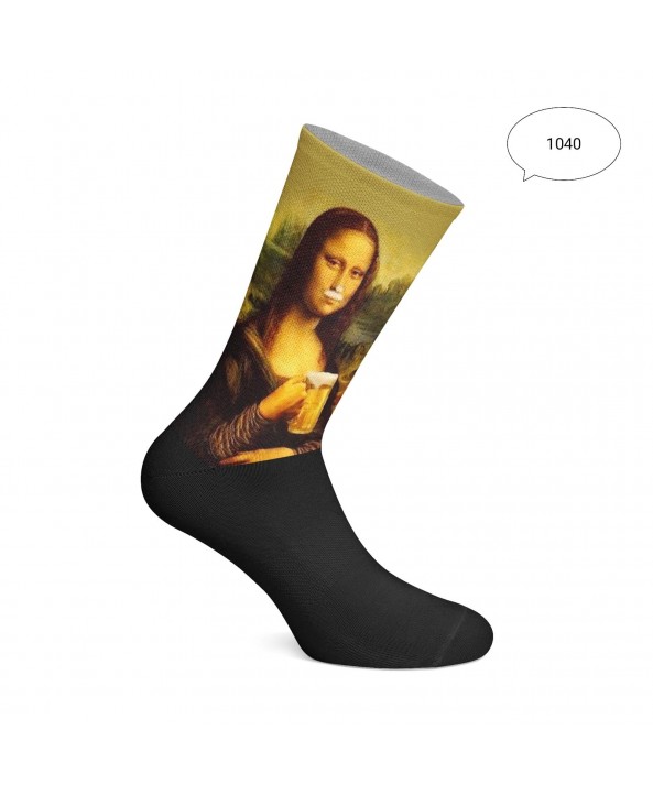 Jenes чорапи с картини Мона Лиза 1040